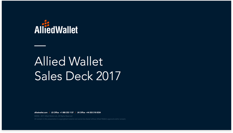 Allied Wallet Company Book