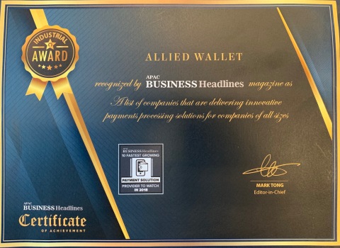 certificate plaque