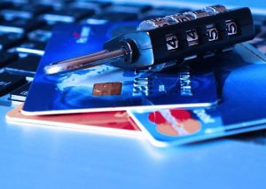 Padlock Charge Card Bank-Card-Credit Card Theft
