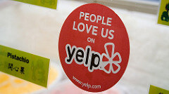 Yelp sticker